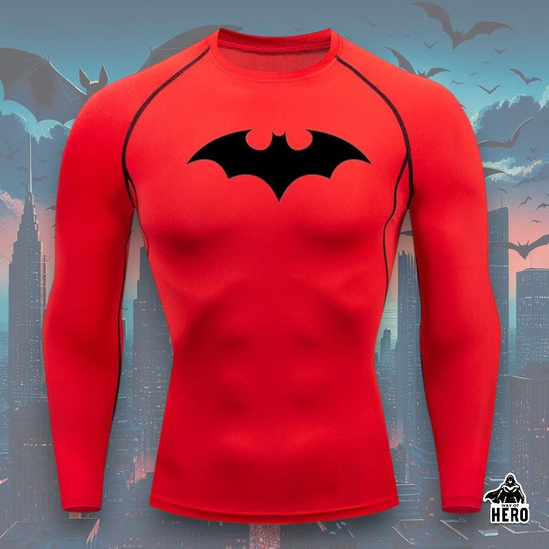 Way Of Hero™ Arkham Batman Long Sleeve Compression Shirt