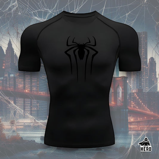 Way Of Hero™ Friendly Spider-Man Short Sleeve Compression Shirt